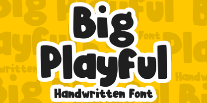 Big Playful Font Poster 1