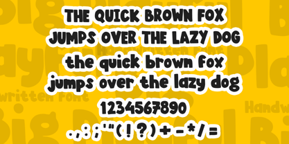 Big Playful Font Poster 5