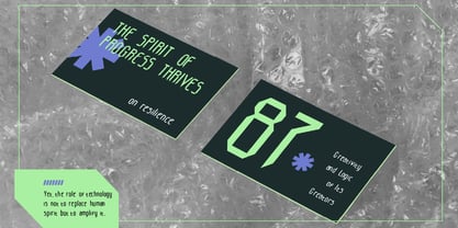 Techvora Font Poster 6