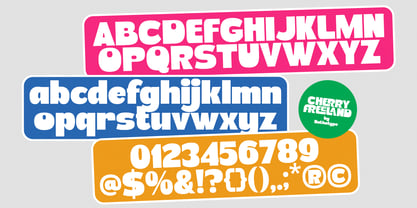 Cherry Freeland Font Poster 6