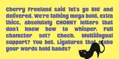 Cherry Freeland Font Poster 10