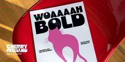 Cherry Freeland Font Poster 9