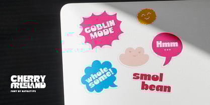 Cherry Freeland Font Poster 3