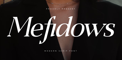 Mefidows Font Poster 1