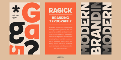 Ragick Font Poster 6