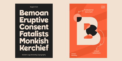 Ragick Font Poster 4