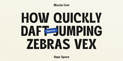 HS Mische Display Font Poster 3