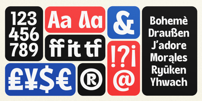 HS Mische Display Font Poster 2