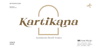 Kartikana Serif Font Poster 1