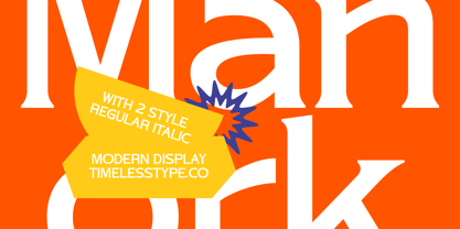 Manork Calme Font Poster 10