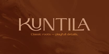 Kuntila Font Poster 1