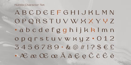 Kuntila Font Poster 12
