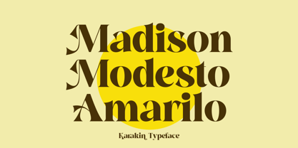 Karakin Font Poster 11