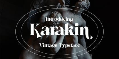 Karakin Font Poster 1
