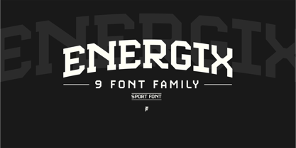 Energix Font Poster 1