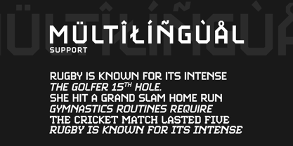 Energix Font Poster 5