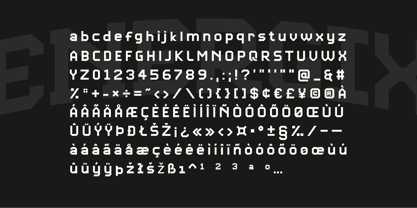 Energix Font Poster 7