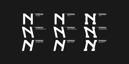 Energix Font Poster 4
