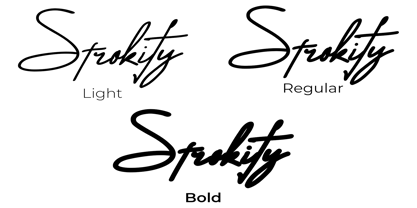 Strokify Font Poster 8