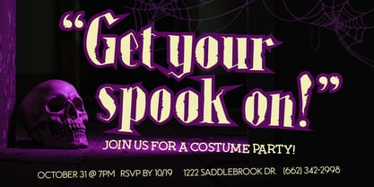 Haunted Spirit Font Poster 3