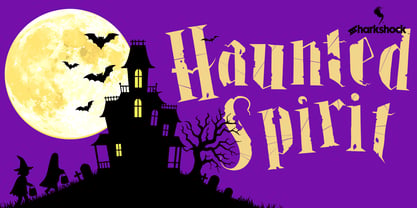 Haunted Spirit Font Poster 1