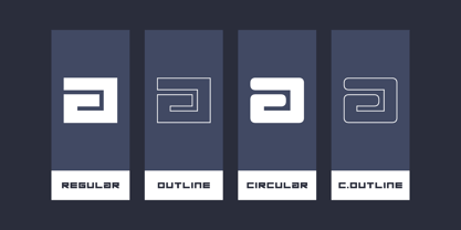 Cubeism Font Poster 3