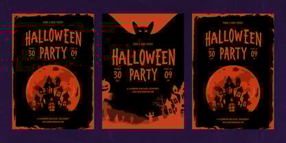 Nortline Scratch Font Poster 8