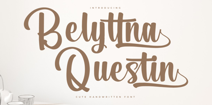 Belyttna Questin Font Poster 1