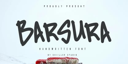 Barsura Font Poster 1