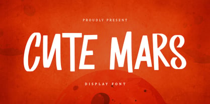 Cute Mars Font Poster 1