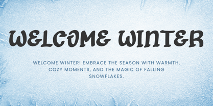 Snowhite Grace Font Poster 3