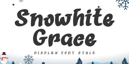 Snowhite Grace Font Poster 1