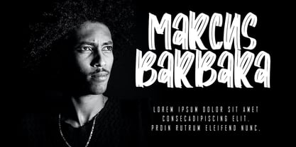 Barlaze Font Poster 2