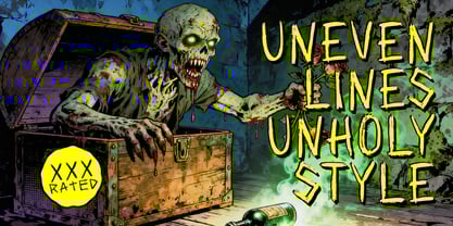 Clynical Terror Font Poster 3