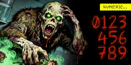 Clynical Terror Font Poster 4