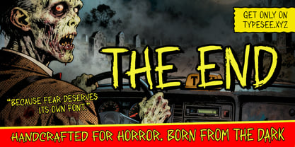 Clynical Terror Font Poster 10