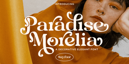Paradise Morelia Font Poster 1