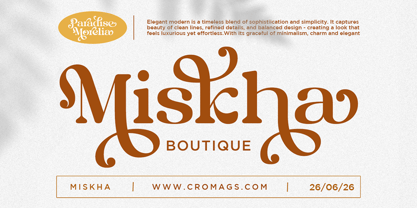 Paradise Morelia Font Poster 4