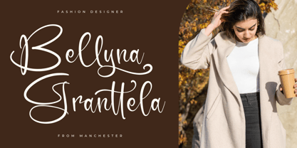 Velvetglow Sentyla Font Poster 3