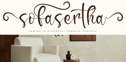 Velvetglow Sentyla Font Poster 2