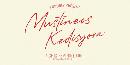MC Mustineos Kedisyom Font Poster 1