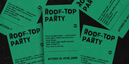 Roughut Font Poster 8