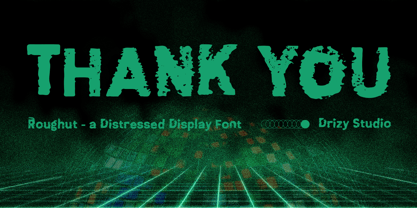 Roughut Font Poster 10