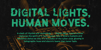 Roughut Font Poster 2