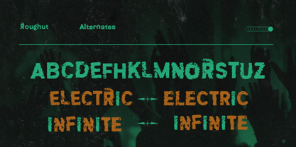 Roughut Font Poster 5