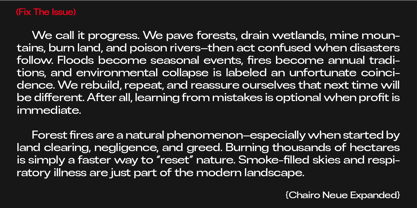 Chairo Neue Font Poster 10