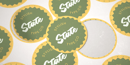 Milion State Font Poster 14