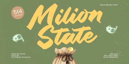 Milion State Font Poster 1