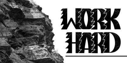 Burned Font Poster 5