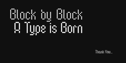 Pixel Byte Font Poster 12